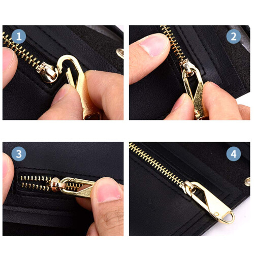 Zipper Pull Replacement with Durable Alloy Construction, Tool Quick Fix  Tab for Bags and Jackets 1