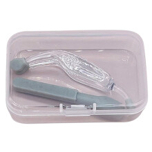 Contact Lens Inserter and Remover Tool Set with Soft Silicone Scoops and Soft‑Tip Tweezer for Travel
