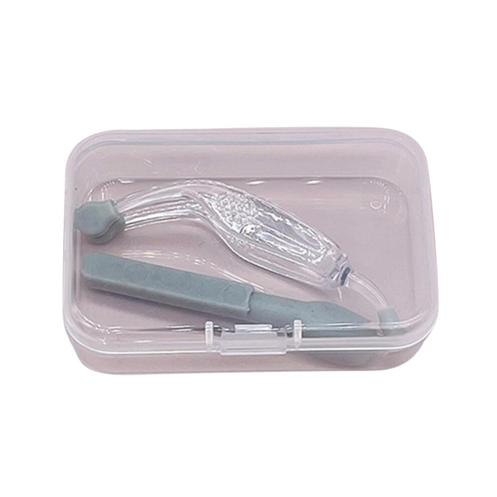 Contact Lens Inserter and Remover Tool Set with Soft Silicone Scoops and SoftâTip Tweezer for Travel
