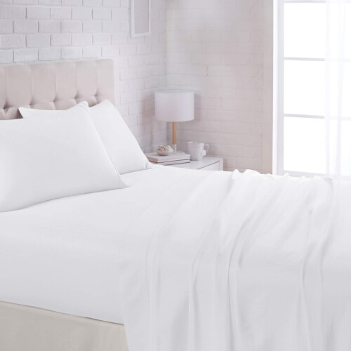 Full Size Red 500 Thread Count Cotton Bed Sheets Set, Soft Deep Pocket Fitted 6 Piece Bedding 1