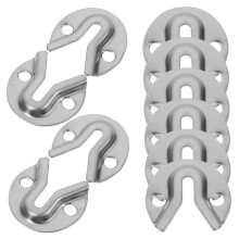 20Pcs Heavy Duty Metal Keyhole Picture Hangers for Wall Mirrors and Frames, Durable Iron Brackets