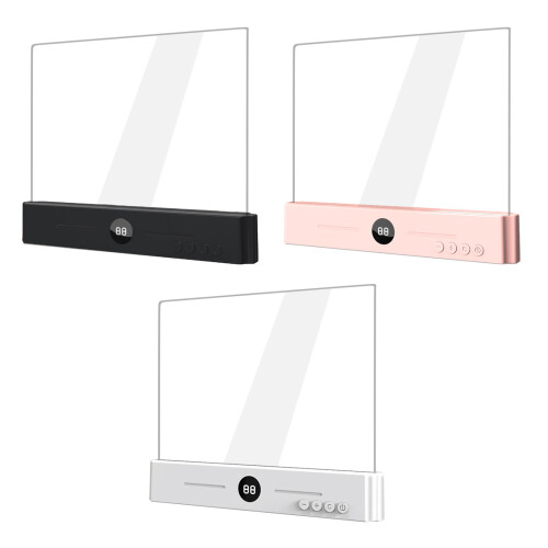 Modern Clear Acrylic Reading Lamp With Energy Saving LED-White 2