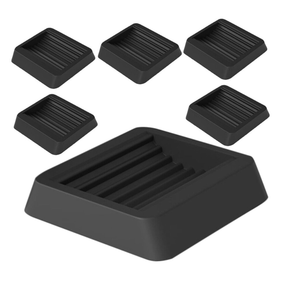 6Pcs Caster Wheel Stoppers Non Slip Pads For Chairs Tpu Anti Rolling Furniture Wheel Pads With Floor Scratch Protection 9045646741291