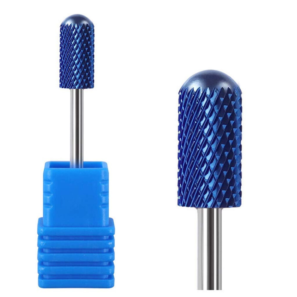 Tungsten Carbide Nail Drill Bits Set for Acrylic and Natural Nails, Size 10, Durable Salon Use