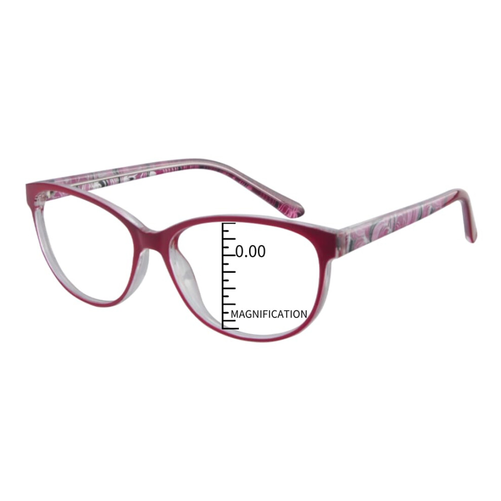 Red/Blue/Light Blocking Reading Glasses 3.00X Progressive Multifocal Readers Anti Reflective Lens