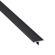 10 Pack Matte Black Aluminum T Molding Trim 48 Inch Floor Transition Strip for Smooth Durable Flooring