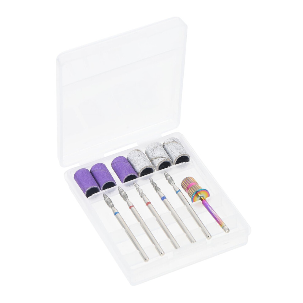 Professional Tungsten Carbide Nail Drill Bits Set for Manicure Pedicure Cuticle Care and Fast Polishing