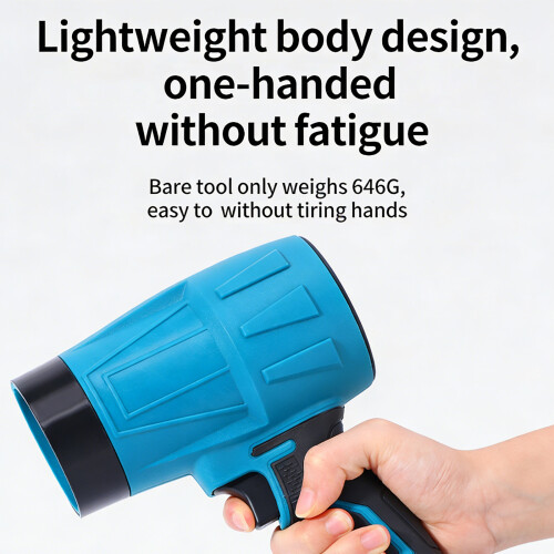 1100W Powerful Electric Leaf Blower With Improved Fan-Green 2