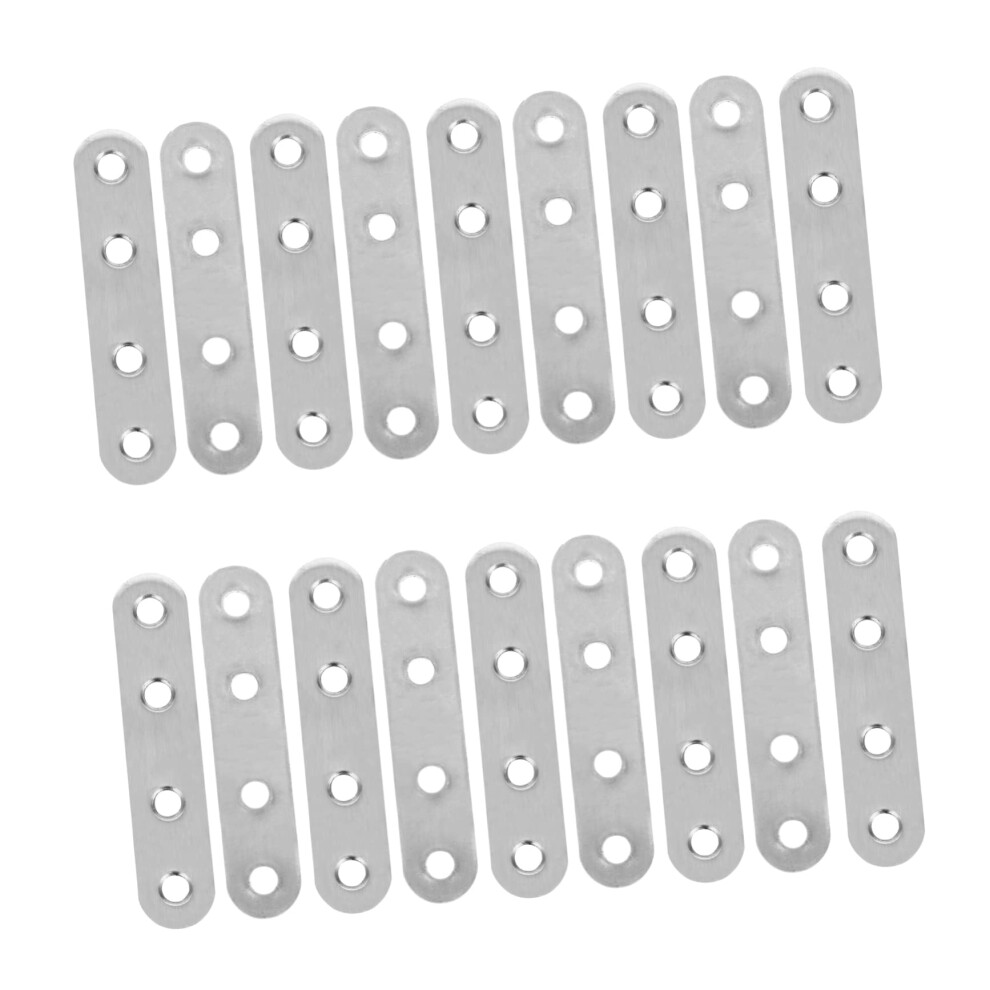 40Pcs Stainless Steel Corner Brackets Heavy Duty Shelf Support For Shelves Furniture Reinforcement 9351714935586