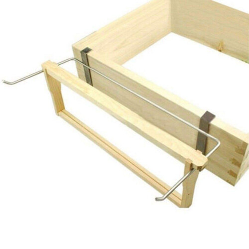 Stainless Steel Beekeeping Frame Holder Side Mount Bee Hive Perch Tool for Hands‑ Support 1
