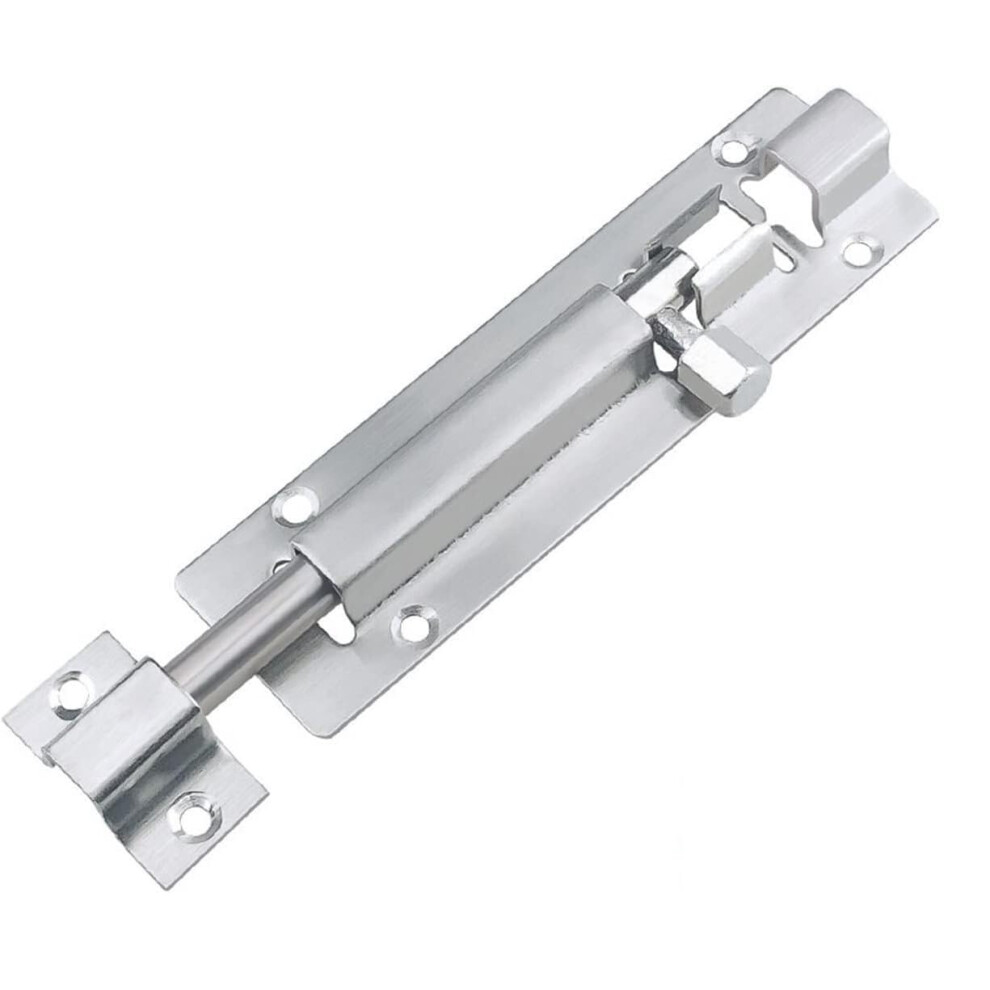 Door Latch Lock 4 Inch Stainless Steel Sliding Barrel Bolt For Bathroom Doors Shed Fence Enhanced Privacy 9351714935722