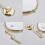 8 Inch Wall Mounted Makeup Mirror 3X Magnifying Double Sided 360 Swivel Foldable Titanium Finish 4