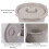 Commode Bucket Replacement Size A with Leakproof Lid, Durable Plastic Chamber Pot for Elderly 3