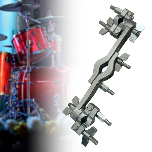 Double Drum Clamp Extension Rack with 360 Rotation, Dual Clamp Capacity, Lightweight Sturdy Mount 1