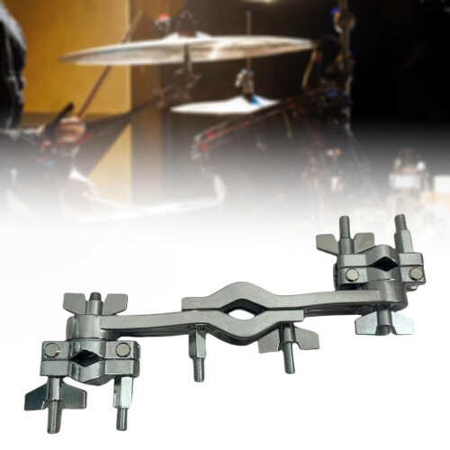 Double Drum Clamp Extension Rack with 360 Rotation, Dual Clamp Capacity, Lightweight Sturdy Mount 2