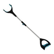 Reacher Tool with LED Light, Foldable Long Reach Trash Pickup Tool for Outdoor Cleanup
