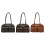 Faux Leather Purses Women's Shoulder Bags Retro Soft-Black 2