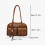 Faux Leather Purses Women's Shoulder Bags Retro Soft-Black 4