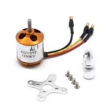 A2217 1250KV Outrunner Brushless Motor for RC Airplane and Drone, Speed Durable Performance