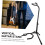 Durable Vertical Guitar Stand with Stable AntiTip Structure for Secure Storage and Display 5