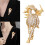 Conceptions d'épingles à cheval en zircon pour un usage-Argent 3