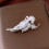 Conceptions d'épingles à cheval en zircon pour un usage-Argent 5