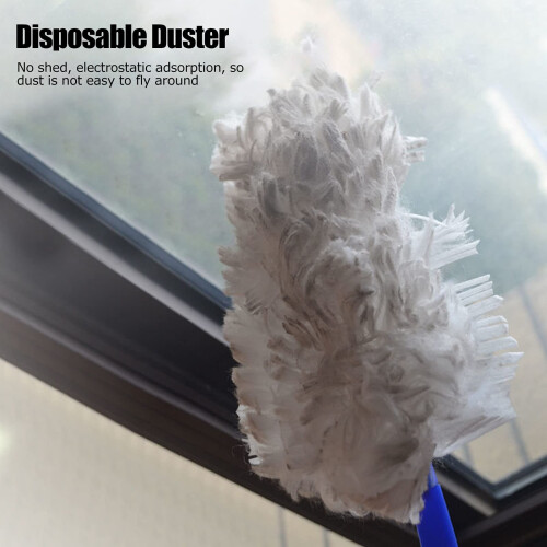 Microfiber Duster with Replaceable Heads for Home and Office, Electrostatic Dusting Brush for Blinds and Furniture 2