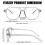 Replacement Lenses Grey 54mm Easy Lens Replacement Precise Fit for Eyeglasses and Sunglasses 4