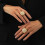 2Pcs Chic Adjustable Rings Lightweight Comfortable-Gold-color 3