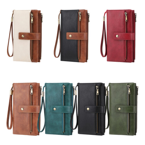 Lightweight Blocking Protective Wallet Zippered Coin Purse PU-3 1