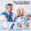 Rechargeable Digital BTE Hearing Aids for Seniors with Noise Reduction, Adjustable Volume Control, Blue 5