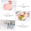 Wheat Straw Tableware Set Eco Friendly Dinnerware for Home and Camping, Lightweight Easy Clean Complete Dining Set 4