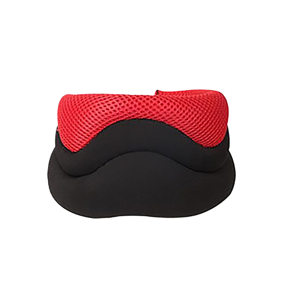 Red Adjustable Soft Foam Neck Brace Cervical Collar For Sleeping And Snoring Relief, Ergonomic Support