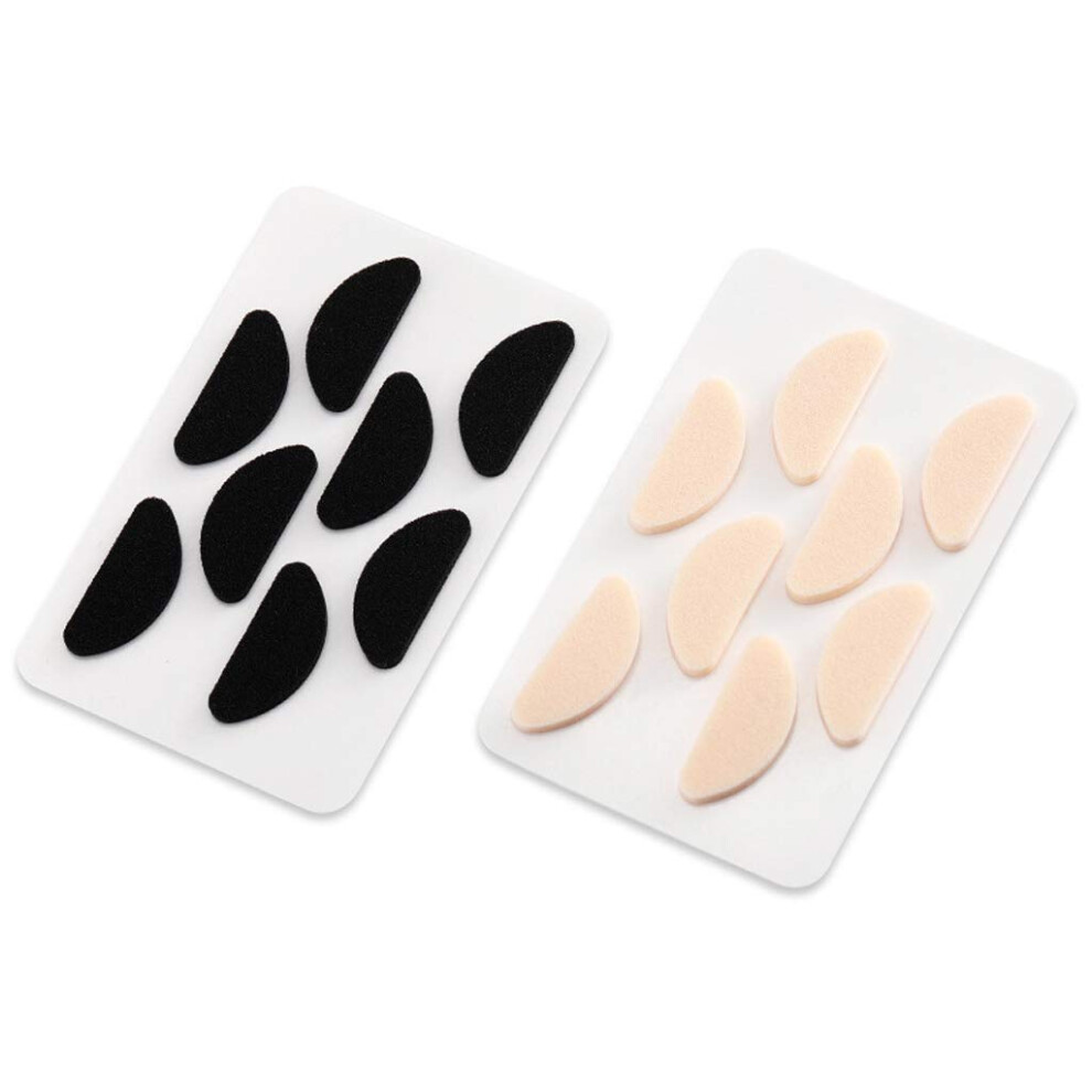 40 Pcs Soft Foam Eyeglass Nose Pads Self Adhesive AntiSlip Cushioning Grip for Plastic Frames