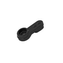 RC Metal Servo Arm Horn for FMS FCX24 1/24 RC Crawler Upgrade Parts, Aluminum Steering Arm Black