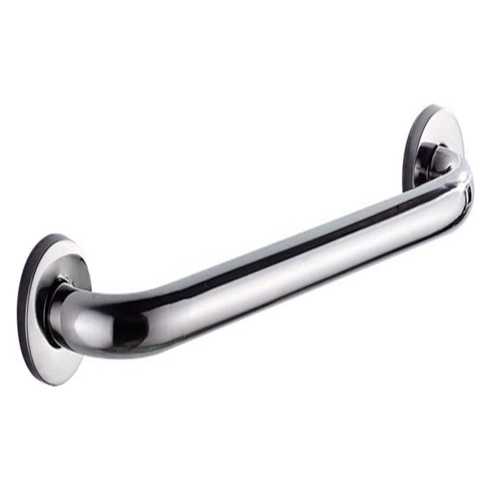 30CM Stainless Steel Bathroom Grab Bar with Nonslip Textured Grip, Wall Mounted Safety Handrail for Elderly