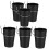 6 Sets Pegboard Organizer with Hooks and Cups, SpaceSaving Storage Bins for Garage and Workshop 1