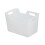 Clear Storage Box with Handle, Large Capacity Transparent Design Shower Caddy Organizer, Size A 1