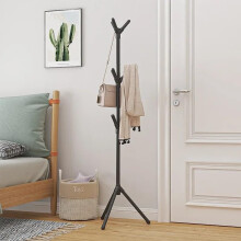 Black Indoor Clothes Drying Rack for Dorms and Homes, Easy Mobility and ScratchResistant Finish