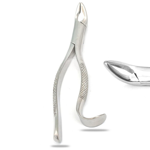 85A Universal Dental Extraction Forceps for Lower Molar and Bicuspid Removal, Ergonomic Grip, Precise Control