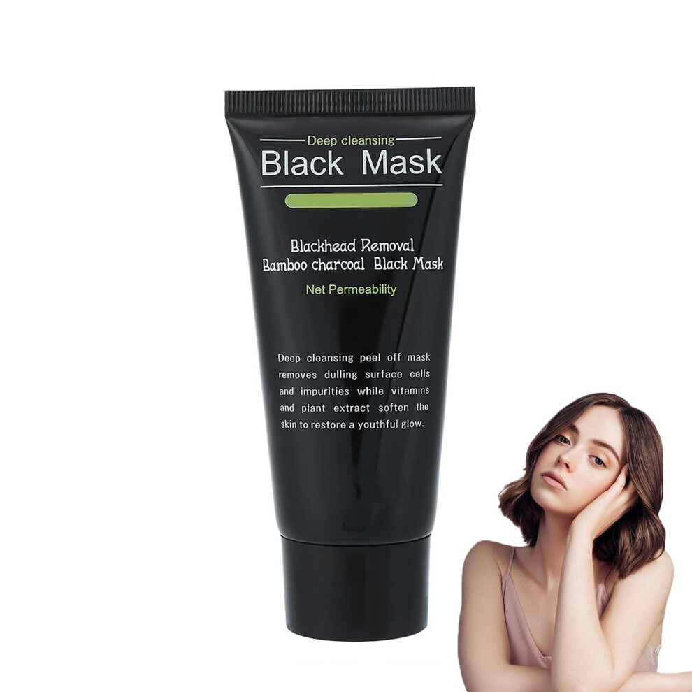 Charcoal Face Mask Blackhead Remover with Bamboo Charcoal Deep Pore Cleansing for Oily Skin