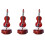 Violinspeldosa med roterande bas, 3-pack 1