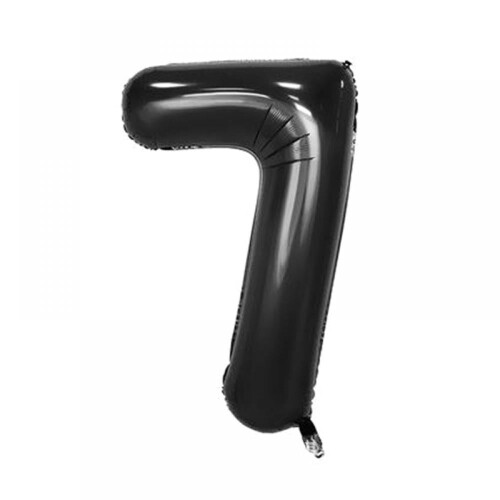 Sorte talballoner 0-9 40 tommer folie