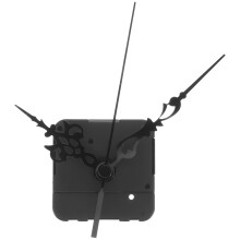 Zestaw mechanizmów zegarowych, czarny, plastikowy, żelazny, 4,5 cm, 4 sztuki