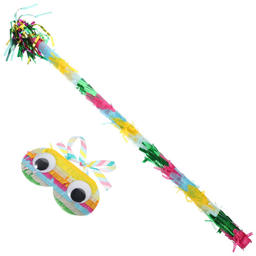 Pinata Rod with Eye Mask Paper Set 1
