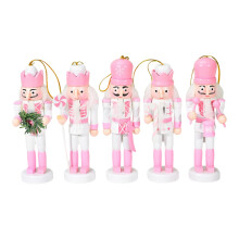 Wooden Nutcracker Soldier Figurine Set 5 pcs