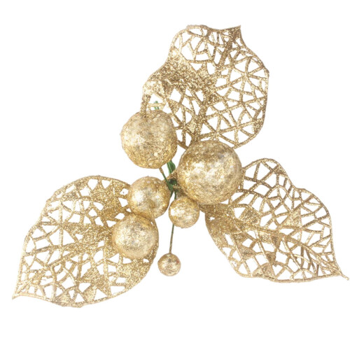 10pcs Artificial Red Berry Stem Decorations