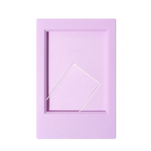 Classic vertical photo frame purple 10 pcs