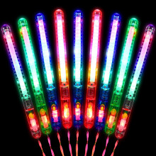 12-Pack LED Glow Sticks with Lanyards
