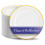 Plastic Dinner Plates White Gold 10.25 Inch 100 Pack 1